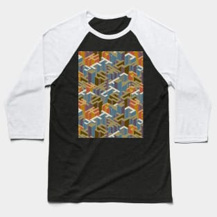 Seamless pattern illustration Square Shape art Baseball T-Shirt